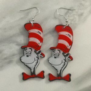 Cat in the Hat Earrings Dr Seuss NEW BUNDLE SALE